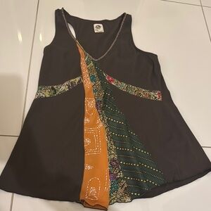 Multicolor Sleeveless Women's Top